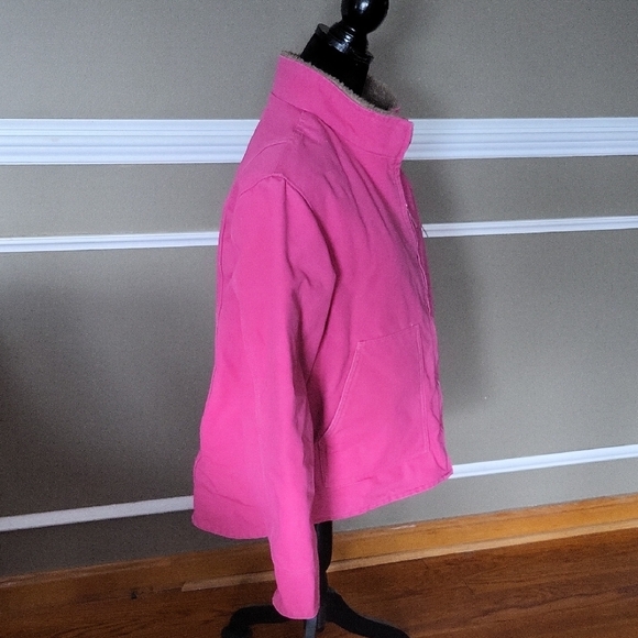 Carhartt Women's Canyon Sandstone Jacket Size XL Tulip Pink - Picture 4 of 8
